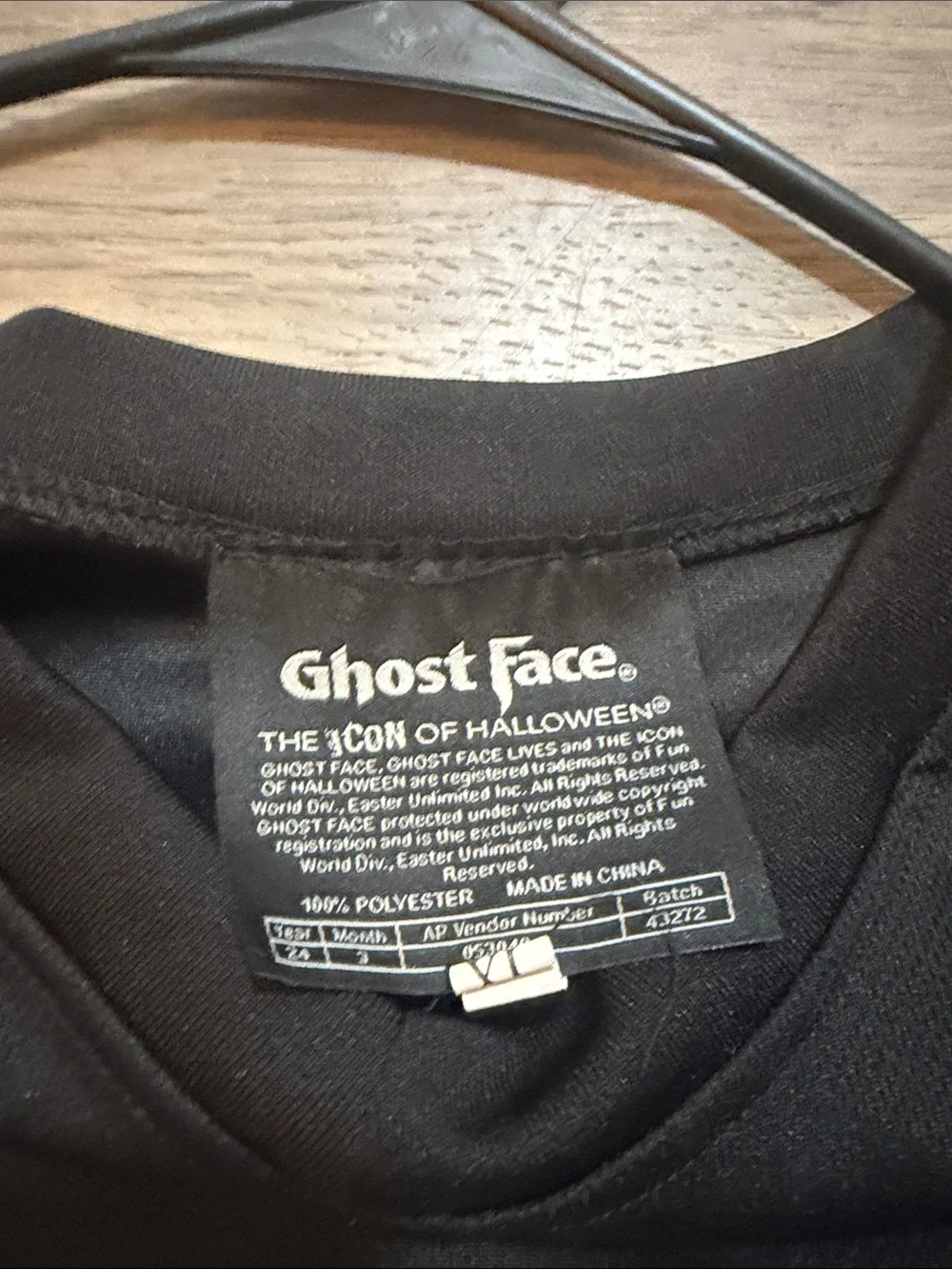Officially Licensed Scream Ghost Face 96 Hockey Jersey- Horror Icon Graphic - Picture 2 of 5